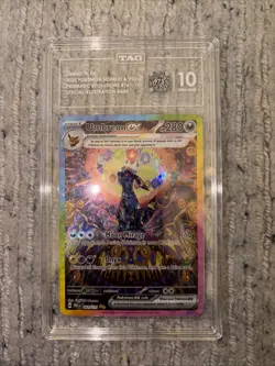 Pokemon Prismatic Evolutions Umbreon EX Sir SAR 161/131 TCG Card TAG 10 - Image 1