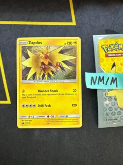 Pokemon Card Zapdos Sun & Moon Promos Holo SM145 050 💎NM💎 - Image 1