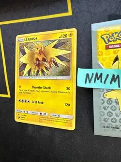 Pokemon Card Zapdos Sun & Moon Promos Holo SM145 050 💎NM💎 - Image 4