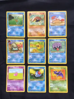 Pokemon Cards: Complete Fossil Uncommon/Common Lot - Image 5