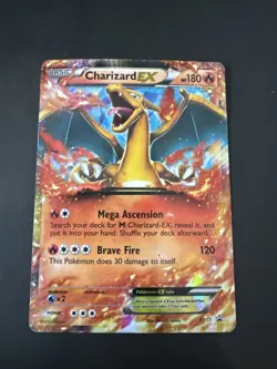 Charizard EX XY17 Pokemon Evolutions Black Star Promo DAMAGED - Image 1