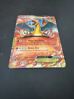 Charizard EX XY17 Pokemon Evolutions Black Star Promo DAMAGED - Image 3