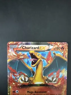 Charizard EX XY17 Pokemon Evolutions Black Star Promo DAMAGED - Image 4