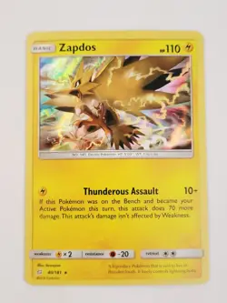 Zapdos 40/181 Holo Rare Team Up Pokemon Card NM - Image 1