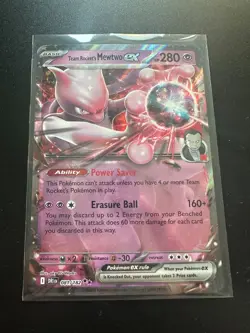 Pokemon Destined Rivals Team Rockets MewTwo EX 81/182 - Image 1