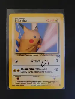 Pikachu SNAP Promo 26/53 Wotc Black Star Promo Pokemon NM 01 - Image 3