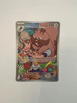 Arven's Greedent 205/182 Destined Rivals Illustration Rare Pokemon Card NM - Image 1