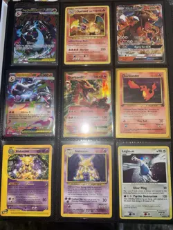 Pokemon Card Collection - Charizards, TOPPS Holo, Vintage Cards, Charmad Binder - Image 1