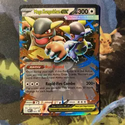 Mega Kangaskhan ex (MEP 25) black star promo Pokemon card - Image 1