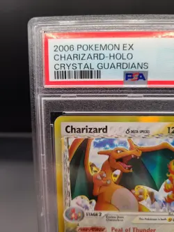 Pokemon EX TCG Charizard Crystal Guardians Holo Rare Card 4/100 PSA 1 - Image 2