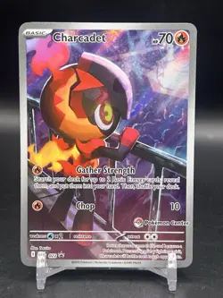 Charcadet 022 Pokemon Center Exclusive Stamped Mega Evolution Phantasmal Flames - Image 1