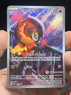 Charcadet 022 Pokemon Center Exclusive Stamped Mega Evolution Phantasmal Flames - Image 3