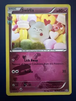 Pokemon Swirlix RC19/RC32 Radiant Collection Holo Card 2016 Generations - Image 1
