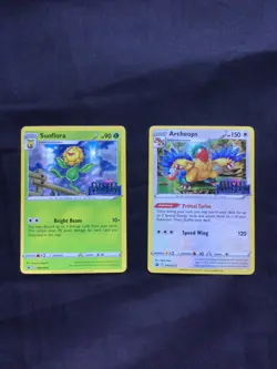 Pokemon Cards: Silver Tempest 2 Card Prerelease Lot - Image 1