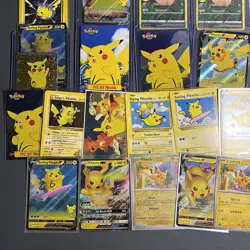40x Pikachu Lot Pokemon Card Collection Lot Full Arts, Promo, Holos, Vintage TCG - Image 5