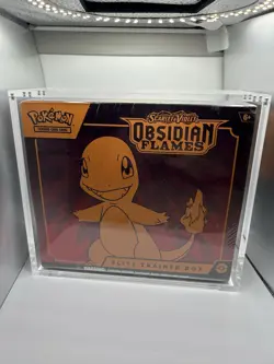 Pokemon TCG: Obsidian Flames ETB Factory New Sealed ETB w/ Acrylic Case - Image 1