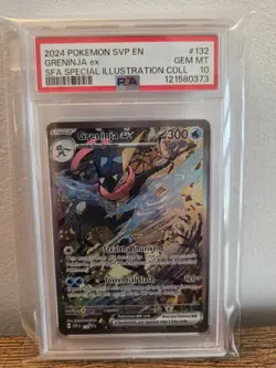 2024 POKEMON SVP EN-SV BLACK STAR PROMO #132 GRENINJA EX PSA 10 UK Seller - Image 4