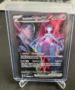 Pokemon TCG Team Rockets Mewtwo EX Special Illustration Destined Rivals - Image 1