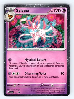 2025 Pokemon Sylveon #172 Black Star Promo Cosmos - NM 💎 - Image 1
