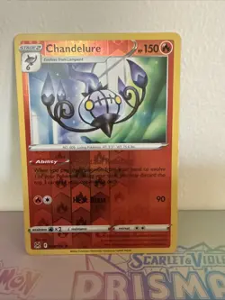 Chandelure 026/196 Reverse Holo Rare- Pokemon SWSH11 Lost Origins M/NM- New - Image 1