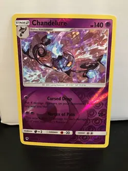 Chandelure Reverse Holo Rare Pokemon Lost Thunder 103/214 - Image 1