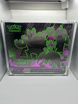 POKEMON TCG: SHROUDED FABLE SEALED ELITE TRAINER BOX ETB W/ Acrylic Case - Image 1