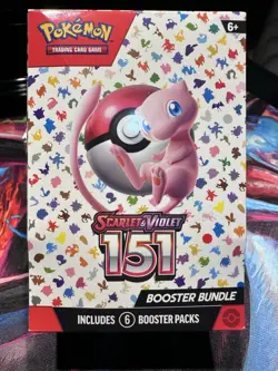 Pokemon TCG: Scarlet and Violet 151 Booster Bundle Factory Sealed - 6 Packs - Image 1