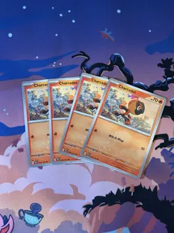 4x Charcadet 032/191 Pokemon TCG Surging Sparks NM Playset Lot Common - Image 1