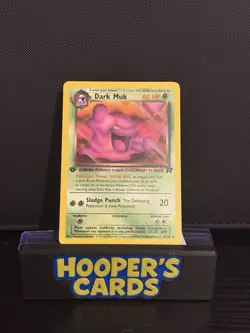 Pokemon TCG Dark Muk Rocket 1st Edition Uncommon 41/82 - - Image 1