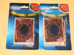 Yugio Packs Lot Of 2 20 Cards + 1 Rare Card Per Pack Brand New Yugio Yu-Gi-Oh Ne - Image 1