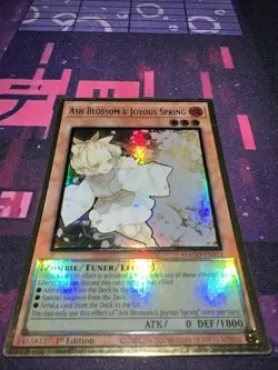 YuGiOh TCG - Ash Blossom & Joyous Spring - MAGO-EN011 Maximum Gold - 1st Edition - Image 1