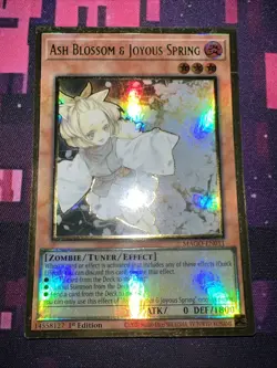 YuGiOh TCG - Ash Blossom & Joyous Spring - MAGO-EN011 Maximum Gold - 1st Edition - Image 2