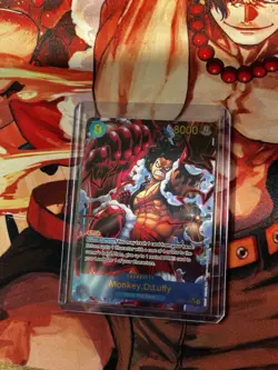 One Piece TCG Monkey.D.Luffy SEC Alternative Art OP11-118 English - Image 1