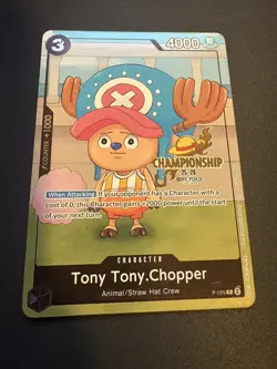 Tony Tony.Chopper (CS 25-26 Event Pack) P-065 One Piece Promo Championship NM - Image 1