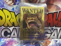 Eustass Captain Kid✨One Piece Wanted Poster Gold Card Collectible✨ - Image 5