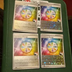 Pokemon Luminous Energy 4 Card cosmic holo Playset 191/193 prize pack stamped - Image 1
