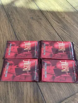 Star Wars Young Jedi Menace of the Darth Maul Card Game 11 Card Booster (4) Pack - Image 4