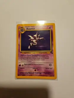 Pokemon TCG Haunter Fossil Set Unlimited Rare Non-Holo Card 21/62 - Image 1