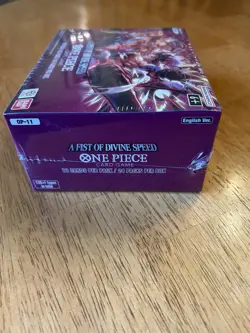 One Piece Card Game OP-11 A Fist of Divine Speed English Sealed Booster Box - Image 5