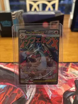 Pokemon Card PHANTASMAL FLAMES MEGA CHARIZARD X EX 023 ENG BLACK STAR PROMO - Image 2