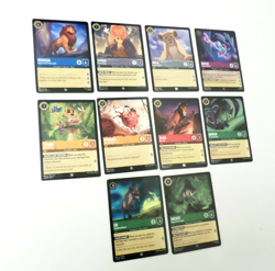 Disney Lorcana Theme Lot- The Lion King Theme Lot Of 10 Cards - Image 1