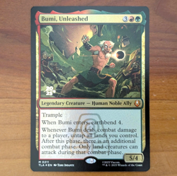 Bumi, Unleashed - Prerelease Foil Promo - Avatar TLA MTG - Image 1