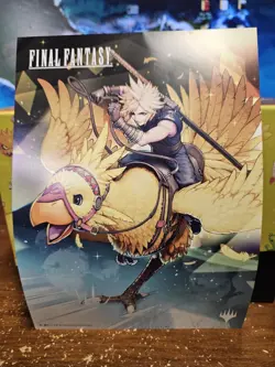 Final Fantasy Chocobo Bundle Click Wheel, Opened Foil Deck Box, Tokens & Poster - Image 3
