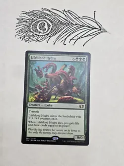 Lifeblood Hydra X1 Commander 2014 Regular Non Foil Mtg Magic The Gathering - Image 1