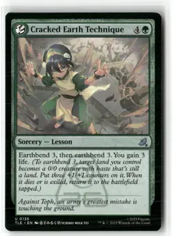 Cracked Earth Technique MTG Avatar The Last Airbender Eternal Legal NM - Image 1