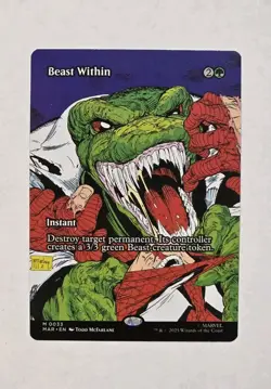 MTG Marvel Universe - Beast Within Borderless M 0033 - Near Mint - Image 1
