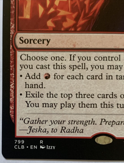 MTG Jeska's Will Baldur's Gate Commander Deck CLB 799 NM - Image 4