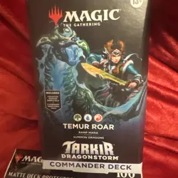 Magic The Gathering: - Tarkir Dragonstorm Temur Roar Commander New Sealed BONUS - Image 2