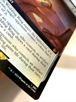 MTG Wedding Ring EXTENDED ART FOIL Universes Beyond: Doctor Who 468 NM - Image 3