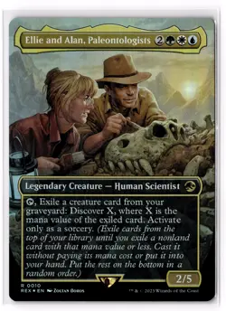 Ellie and Alan, Paleontologists (Borderless) 10 Universes Beyond: Jurassic World - Image 1